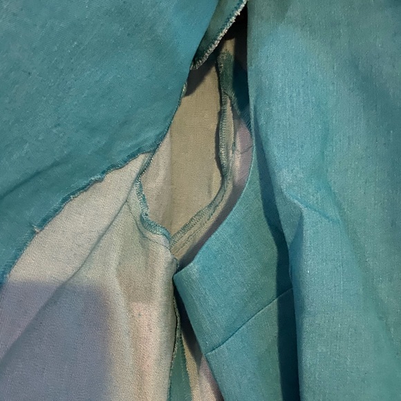 Aqua Blue 3 piece jacket tank skirt.. - Picture 5 of 7